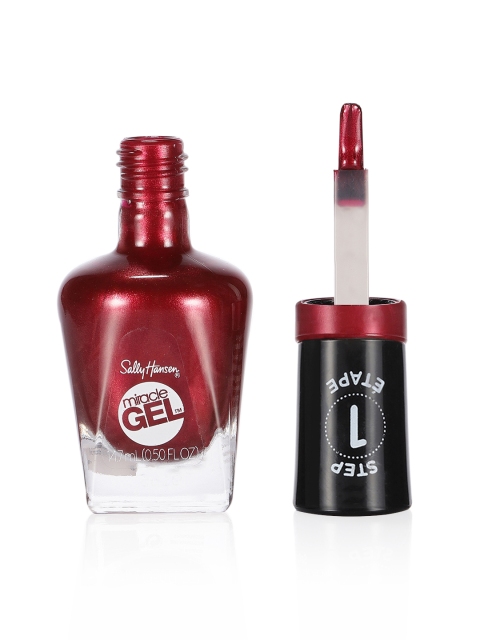 

Sally Hansen Miracle Gel Bordeaux Glow Nail Polish 14.7 ml, Maroon