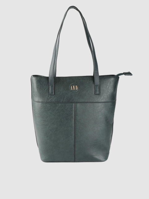 

AND Green Solid Shoulder Bag