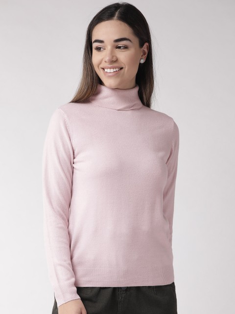 

Marks & Spencer Women Lavender Solid Pullover