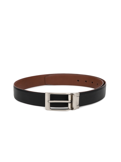 

Calligraphy Men Black & Brown Solid Belt