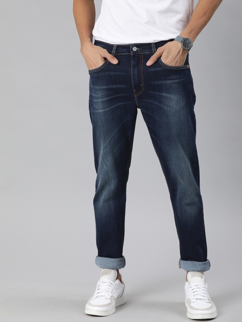 

Levis Men Blue Tapered Fit Mid-Rise Clean Look Stretchable Jeans