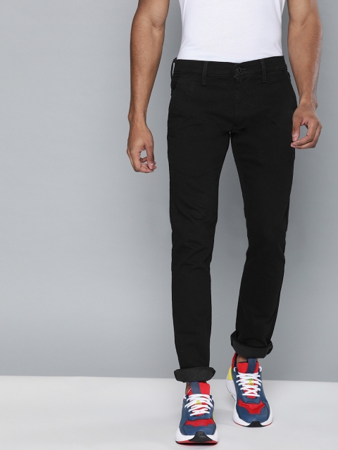 

Levis Men Black 65504 Skinny Fit Mid-Rise Clean Look Stretchable Jeans