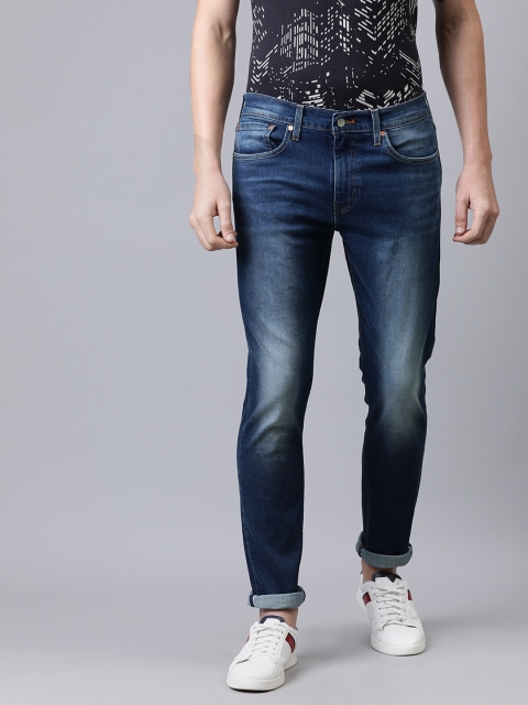 

Levis Men Blue 512 Slim Tapered Fit Mid-Rise Clean Look Stretchable Jeans