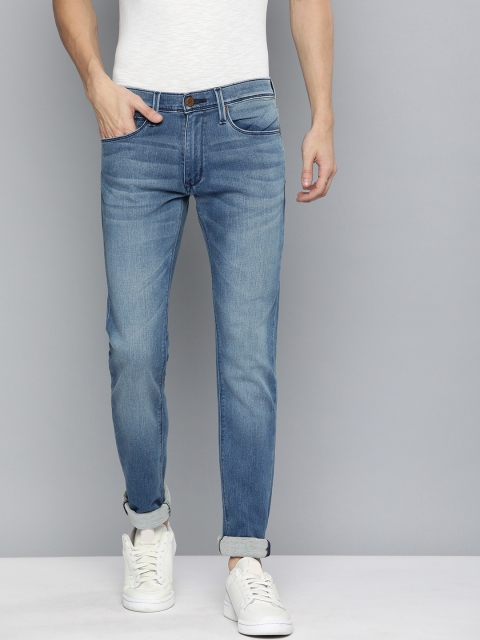

Levis Men Blue 65504 Skinny Straight Fit Mid-Rise Clean Look Stretchable Jeans