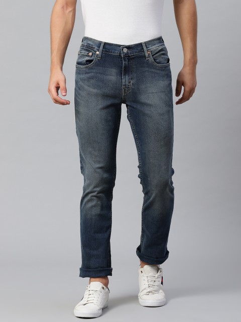 

Levis Men Navy Blue 511 Slim Fit Mid-Rise Clean Look Jeans
