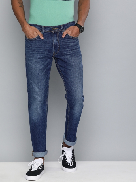 

Levis Men Blue 65504 Skinny Fit Mid-Rise Clean Look Stretchable Jeans