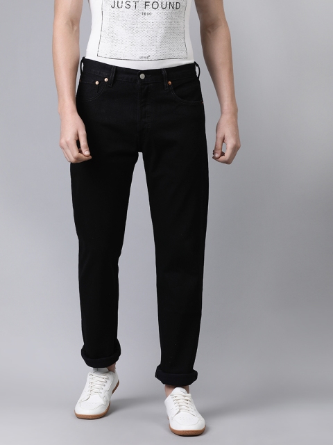 

Levis Men Black 501 '93 Straight Fit Mid-Rise Clean Look Stretchable Jeans