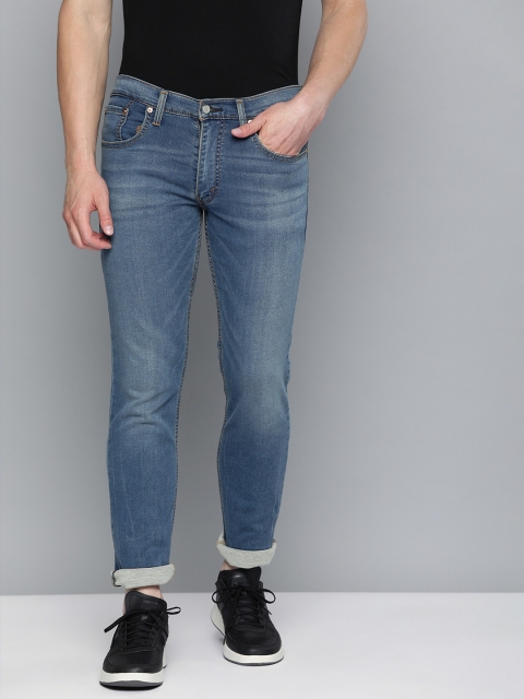 

Levis Men Blue 65504 Skinny Fit Mid-Rise Clean Look Stretchable Jeans