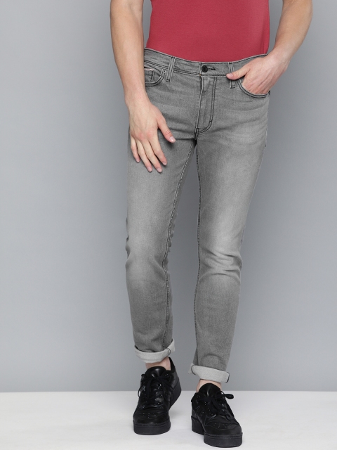 

Levis Men Grey 511 Slim Fit Mid-Rise Clean Look Stretchable Jeans