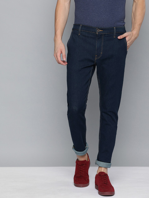 

Levis Men Blue 512 Slim Tapered Fit Mid-Rise Clean Look Stretchable Jeans