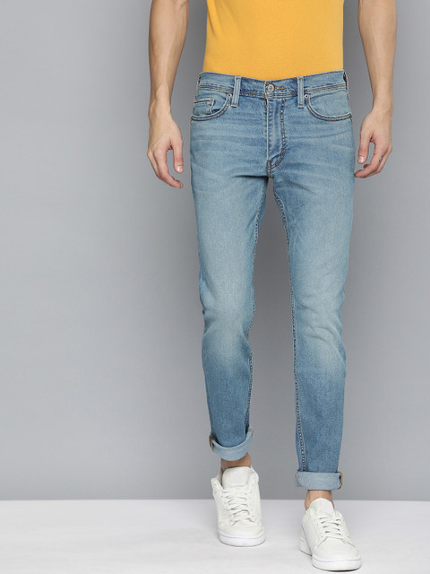 

Levis Men Blue 65504 Skinny Fit Mid-Rise Clean Look Stretchable Jeans