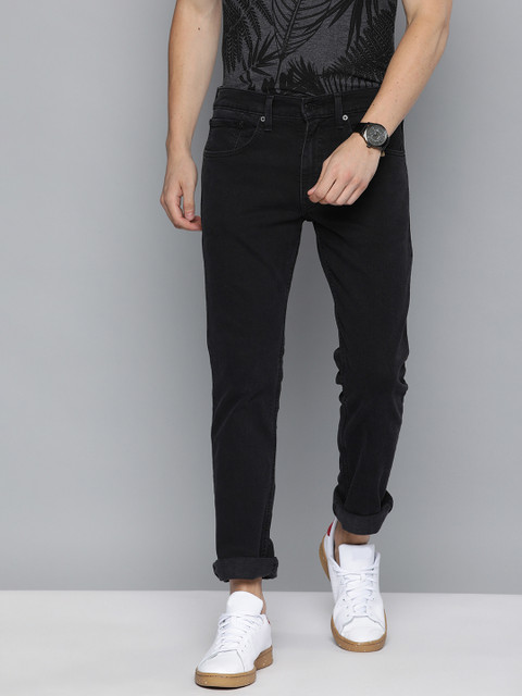 

Levis Men Black 65504 Skinny Fit Mid-Rise Clean Look Stretchable Jeans