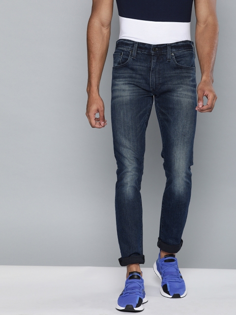 

Levis Men Blue 65504 Skinny Fit Mid-Rise Clean Look Stretchable Jeans