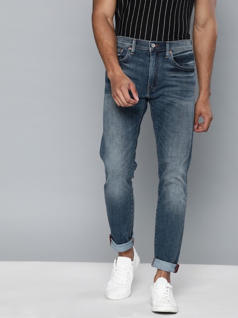 

Levis Men Blue 512 Slim Tapered Fit Mid-Rise Clean Look Stretchable Jeans