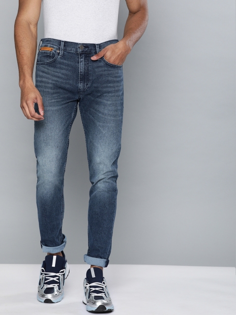 

Levis Men Blue 512 Slim Tapered Fit Mid-Rise Clean Look Stretchable Jeans