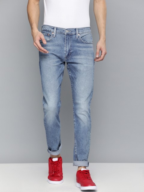 

Levis Men Blue 512 Slim Tapered Fit Mid-Rise Clean Look Stretchable Jeans