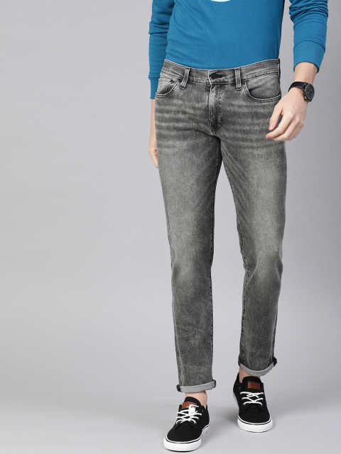 

Levis Men Grey 511 Slim Fit Mid-Rise Clean Look Stretchable Jeans