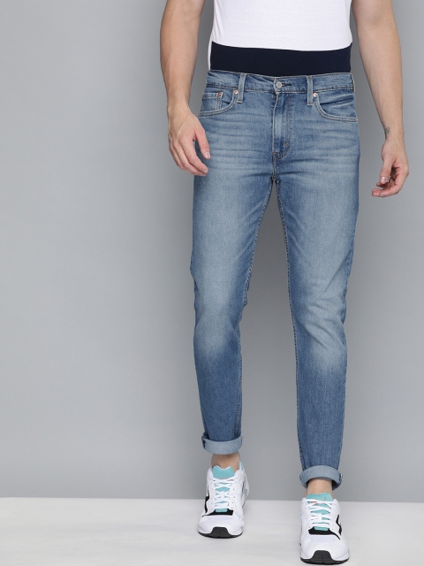 

Levis Men Blue 512 Slim Tapered Fit Mid-Rise Clean Look Stretchable Jeans