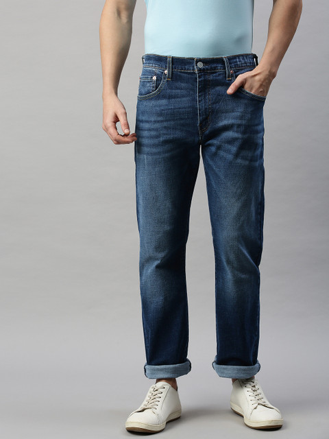 

Levis Men Blue 517 Bootcut Mid-Rise Clean Look Stretchable Jeans