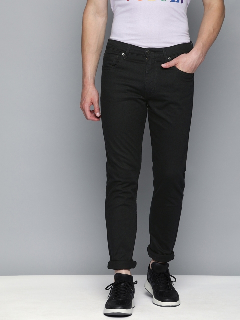 

Levis Men Black 512 Slim Tapered Fit Mid-Rise Clean Look Stretchable Jeans