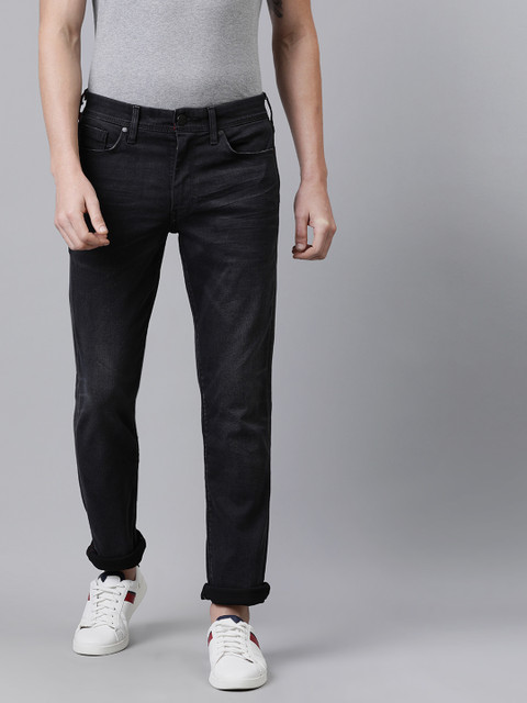

Levis Men Black 511 Redloop Slim Fit Mid-Rise Clean Look Stretchable Waterless Jeans