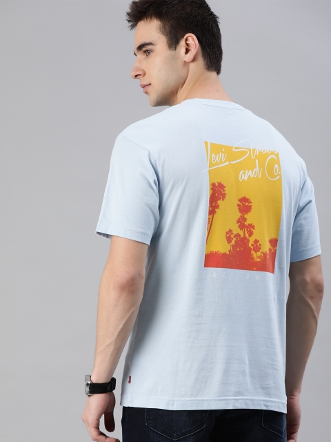 

Levis Men Blue Printed Round Neck T-shirt