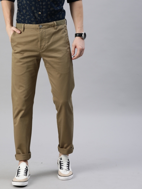 

Levis Men Khaki 511 Slim Fit Solid Regular Trousers