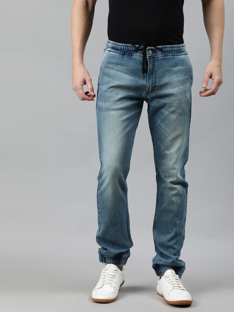 

Levis Men Blue Slim Tapered Fit Faded Waterless Denim Joggers