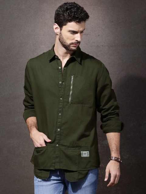 

RDSTR Green Casual Shirt
