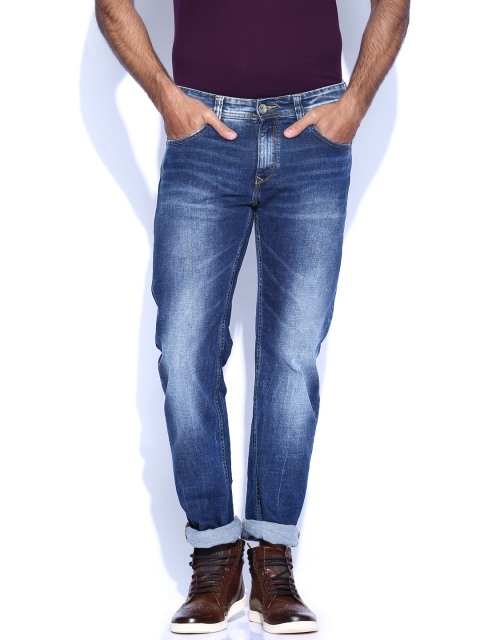 

SPYKAR Blue Washed Renegade Slim Fit Jeans