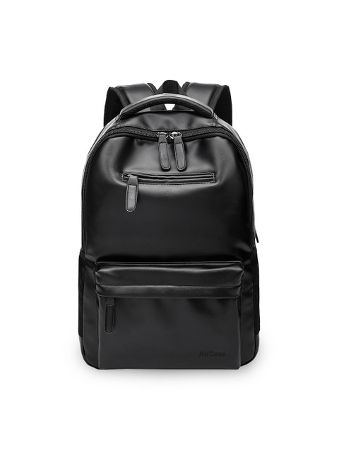 

AirCase Unisex Black Solid Backpack