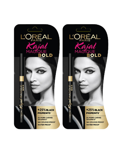 

L'Oreal Paris Set of 2 Magique Bold Kajal, Black