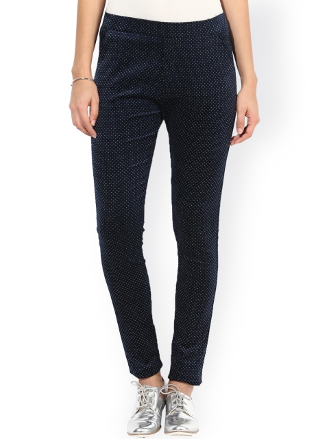 

Castle Navy Printed Jeggings, Navy blue