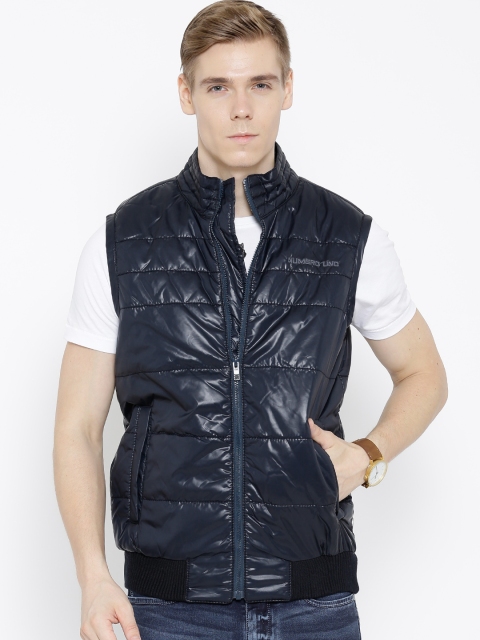 

Numero Uno Navy Sleeveless Jacket, Navy blue