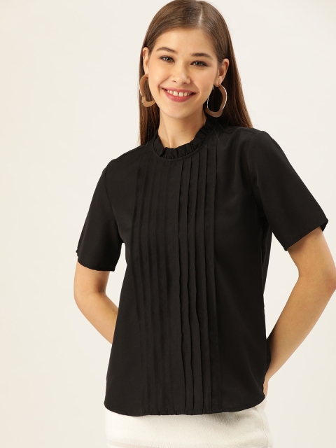 

DressBerry Women Black Solid Top