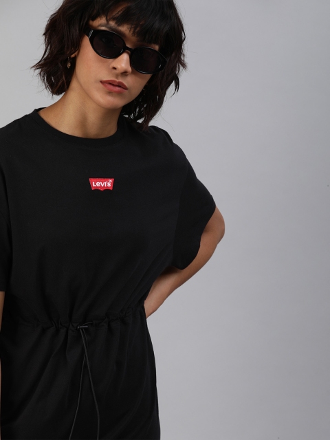 

Levis Women Blue Solid T-shirt Dress
