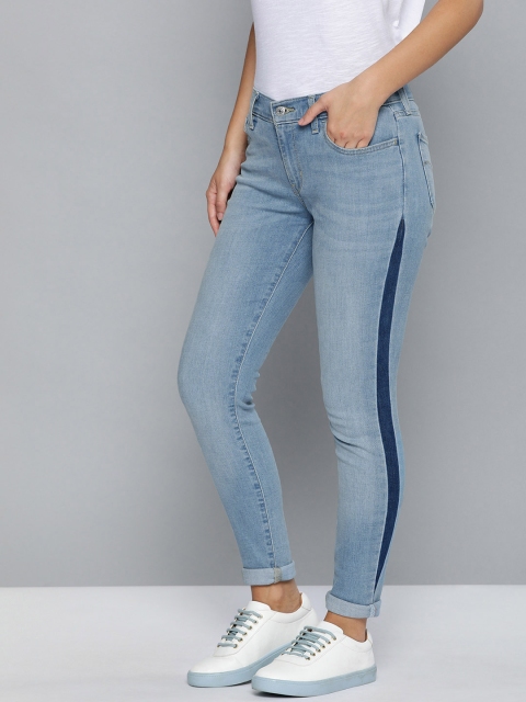 

Levis Women Blue 710 Super Skinny Fit Mid-Rise Clean Look Stretchable Jeans