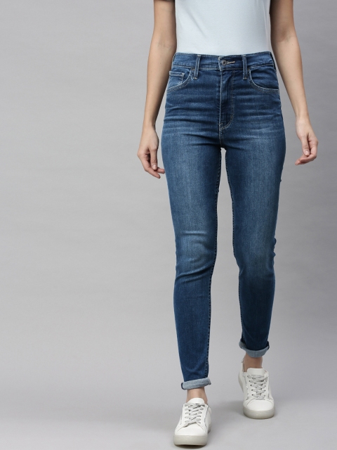 

Levis Women Blue Super Skinny Fit High-Rise Clean Look Jeans