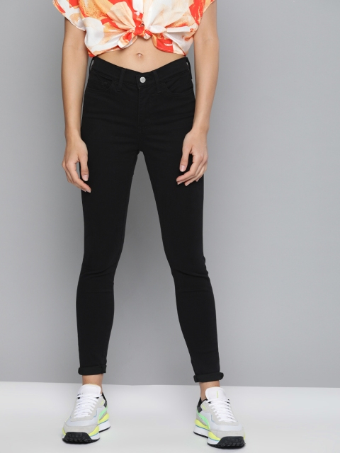 

Levis Women Black 310 White Tab Shaping Super Skinny Fit High-Rise Stretchable Jeans