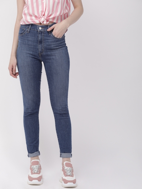 

Levis Women Blue Super Mile High Skinny Fit High-Rise Clean Look Jeans