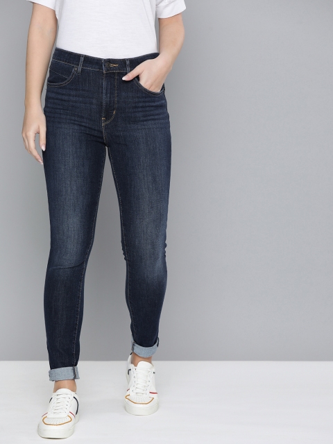 Women Blue Skinny Fit Light Fade Stretchable Jeans