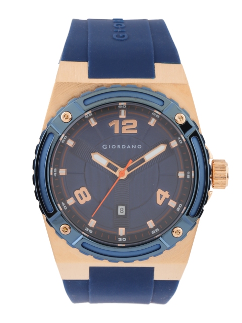 

GIORDANO Men Navy Dial Watch A1020-05, Navy blue
