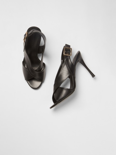 

CHARLES & KEITH Women Black Solid Sandals