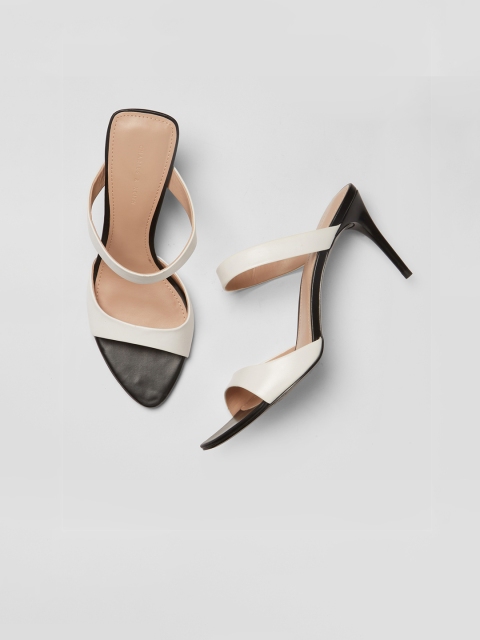 

CHARLES & KEITH Women White Solid Heels