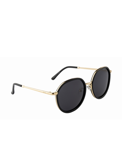 

Ted Smith Unisex Oval Sunglasses TSS-P0935, Black
