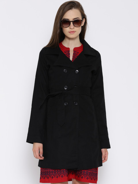 

Tokyo Talkies Black Trench Coat