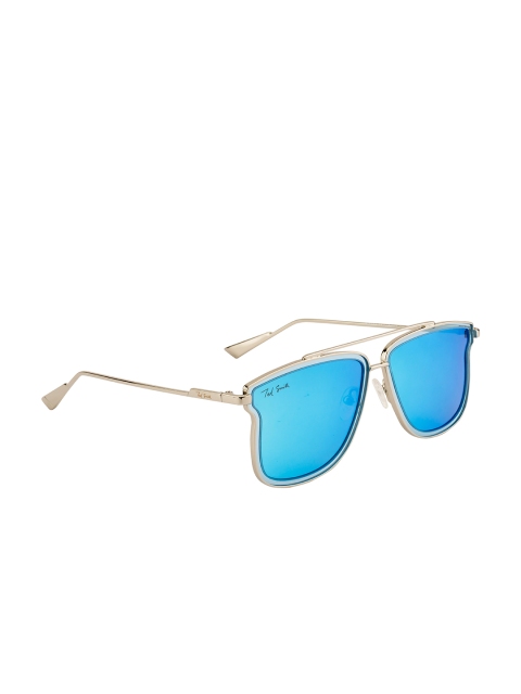 

Ted Smith Unisex Rectangle Sunglasses TSS-P0876_C3, Blue