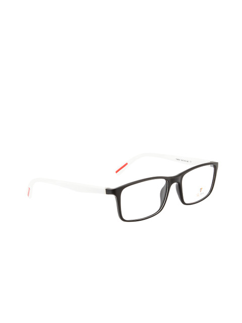 

Ted Smith Unisex Black Solid Full Rim Rectangle Frames TSF-9031_C1