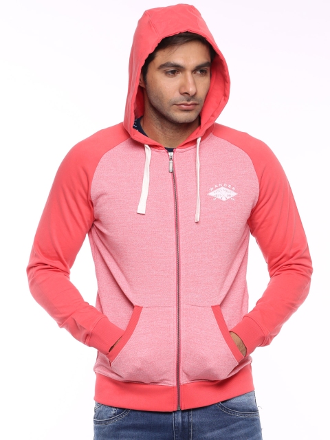 

Fame Forever by Lifestyle Men Coral Pink Hooded Sweatshirt