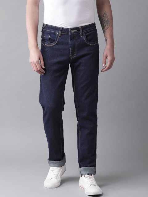 

Blackberrys Men Navy Blue Buff Slim Fit Low-Rise Clean Look Stretchable Jeans